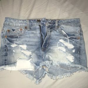 American Eagle size four high-rise shorts